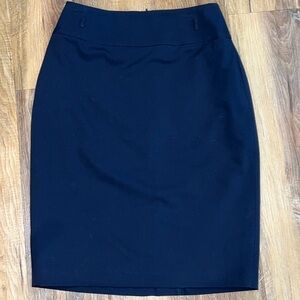 Liz Claiborne Women’s Career Navy Blue Lined Pencil Skirt (Size: 4)(EUC)